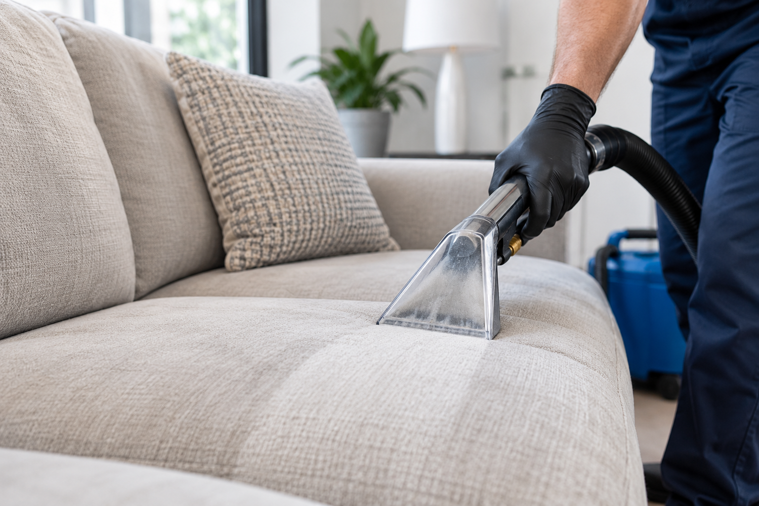 Professional sofa upholstery cleaning in Edmonton